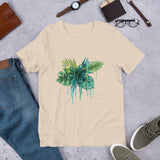 Green Flower Short-Sleeve Unisex T-Shirt
