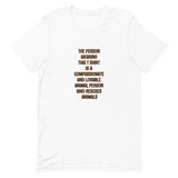 Animal Rescue Person Short-Sleeve Unisex T-Shirt