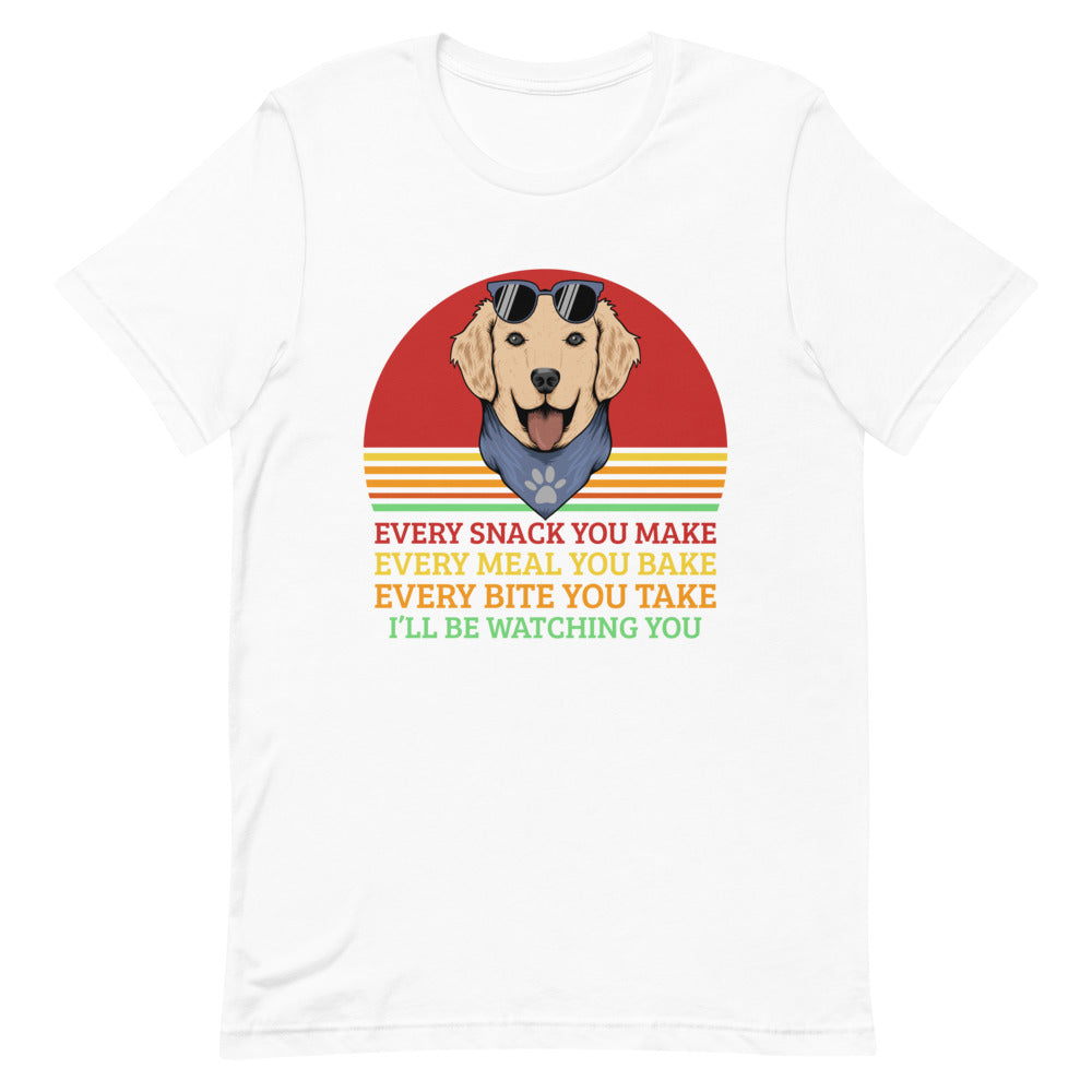 Dog Print Short-Sleeve Unisex T-Shirt