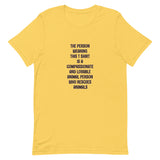 Animal Rescue Person Short-Sleeve Unisex T-Shirt
