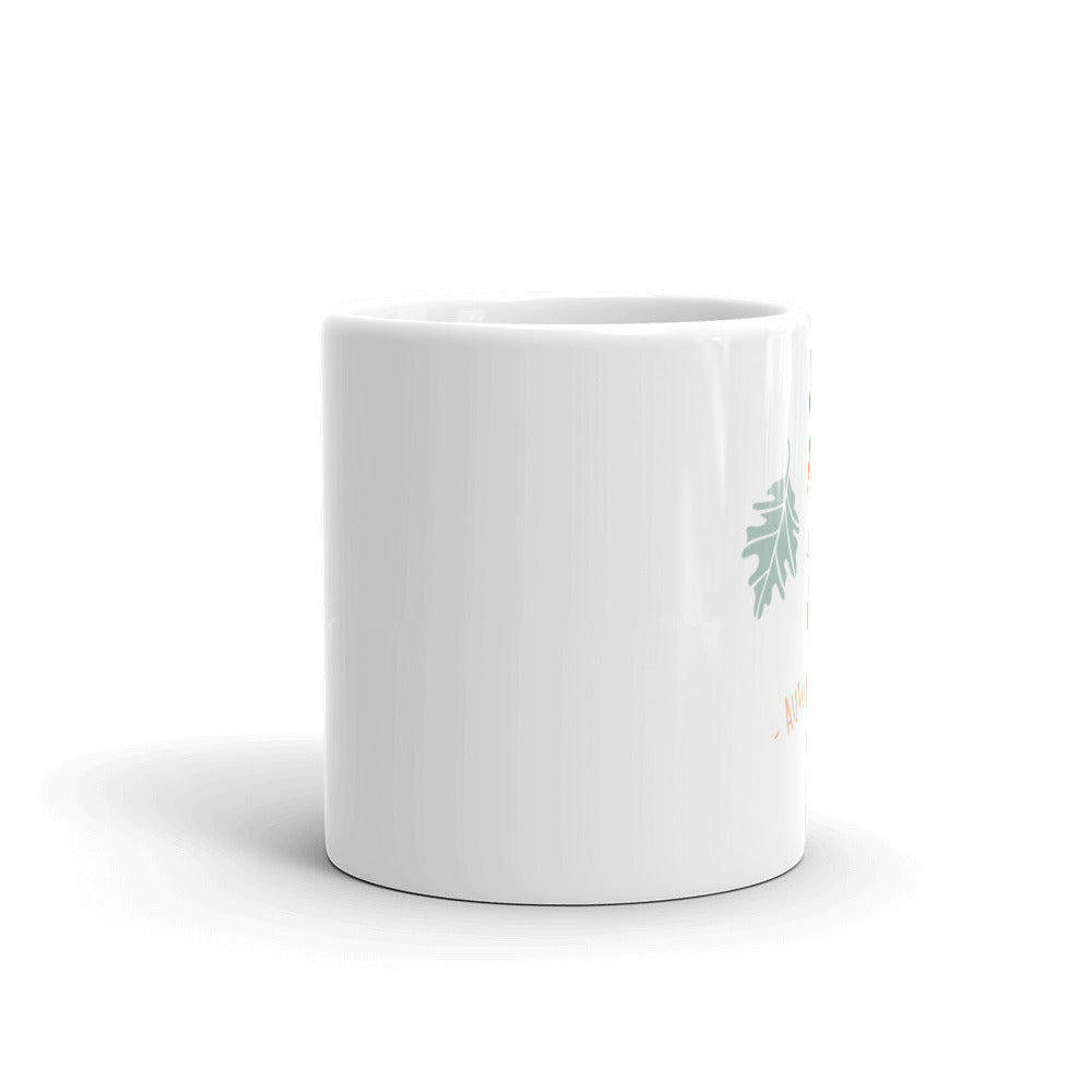 Autumn Leaves White Glossy Mug