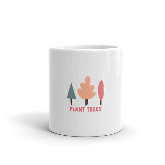 Plant Trees Environment White Glossy Mug