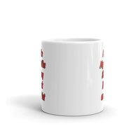 Coffee Strong Black and Hot White Glossy Mug
