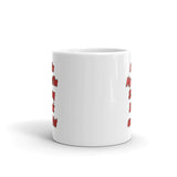 Coffee Strong Black and Hot White Glossy Mug
