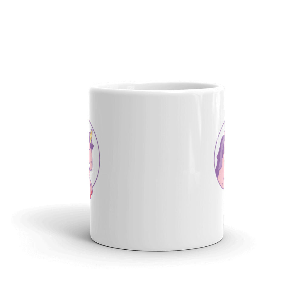 Designer Unicorn White Glossy Mug