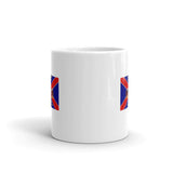 Alabama State Flag White Glossy Mug
