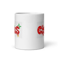Merry Christmas White Glossy Mug Great Gift for the Hoildays