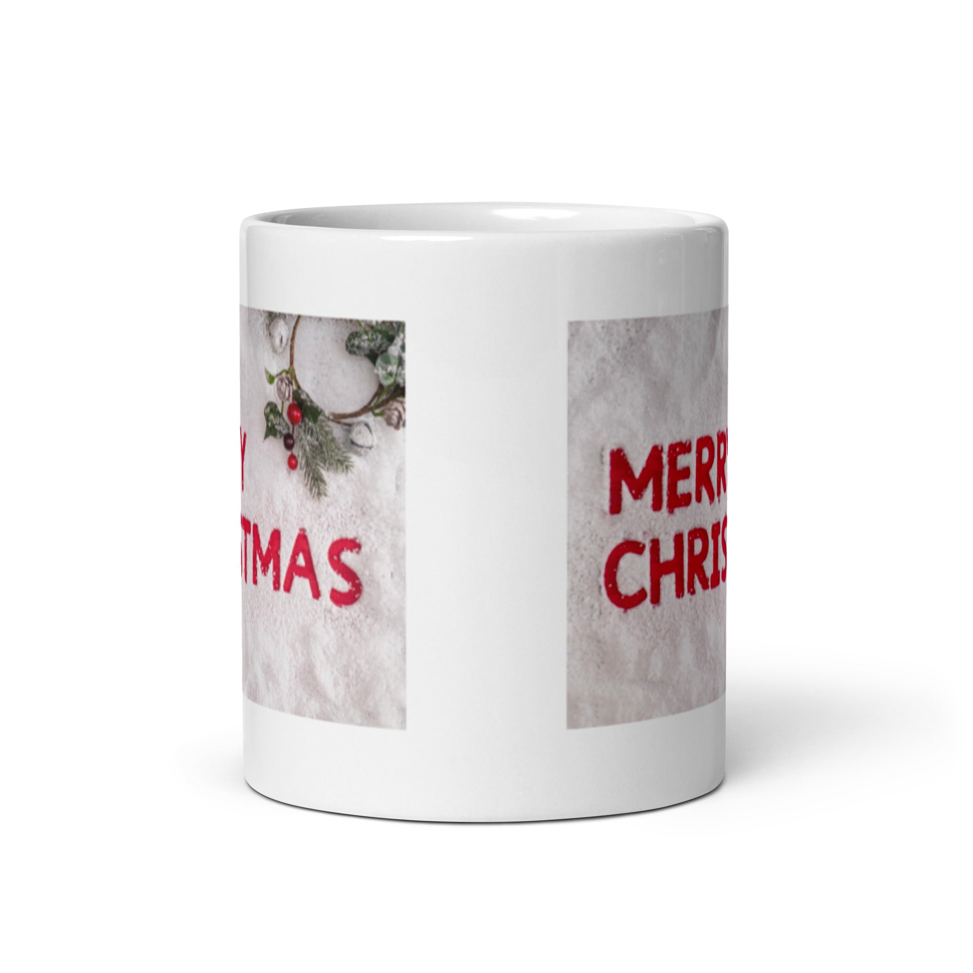 Merry Christmas White Glossy Mug