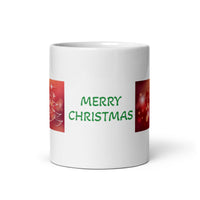 Merry Christmas White Glossy Mug