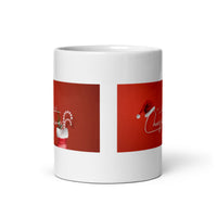 Holiday Merry Christmas White Glossy Mug