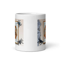 Scary Halloween White Glossy Mug