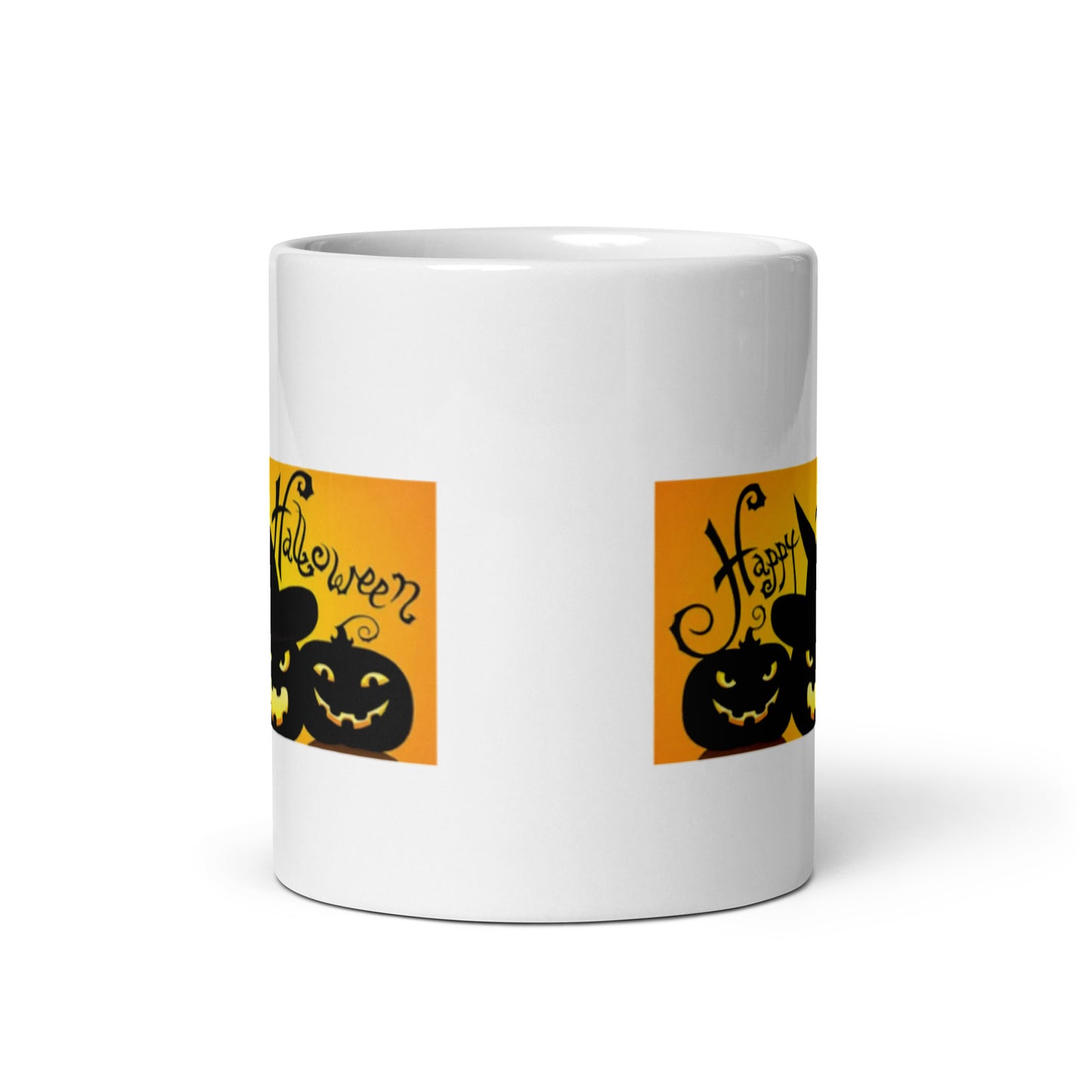 Happy Halloween White Glossy Mug