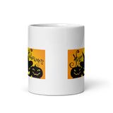 Happy Halloween White Glossy Mug