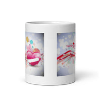 Happy Valentine Day White Glossy Mug