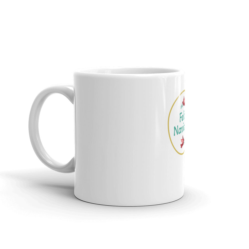 Feliz Navidad White Glossy Mug