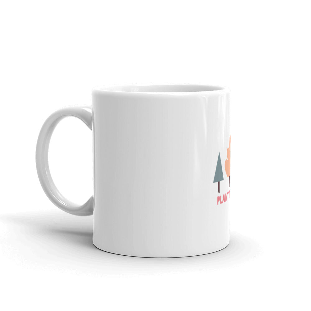 Plant Trees Environment White Glossy Mug