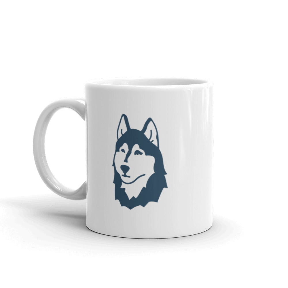 Designer Animal Print White Glossy Mug
