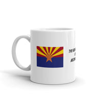 The Great State of Arizona Flag White Glossy Mug