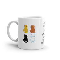 I Work Hard for My Kittens White Glossy Mug