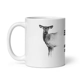 Sarah-Jane Collection Elk Calf  White Glossy Mug