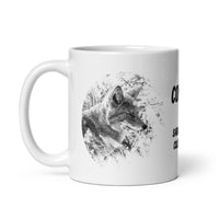 Sarah-Jane Collection Coyote White Glossy Mug