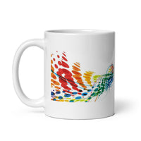 Abstract Art White Glossy Mug