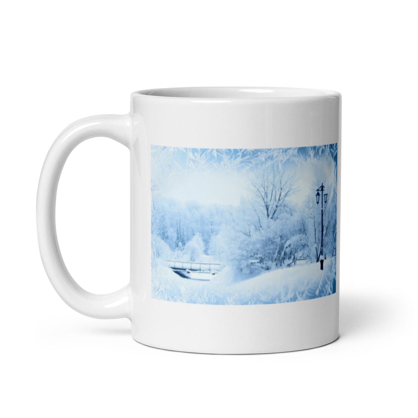 Holiday Winter Wonderland White Glossy Mug