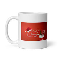 Holiday Merry Christmas White Glossy Mug