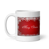Merry Christmas Holiday White Glossy Mug