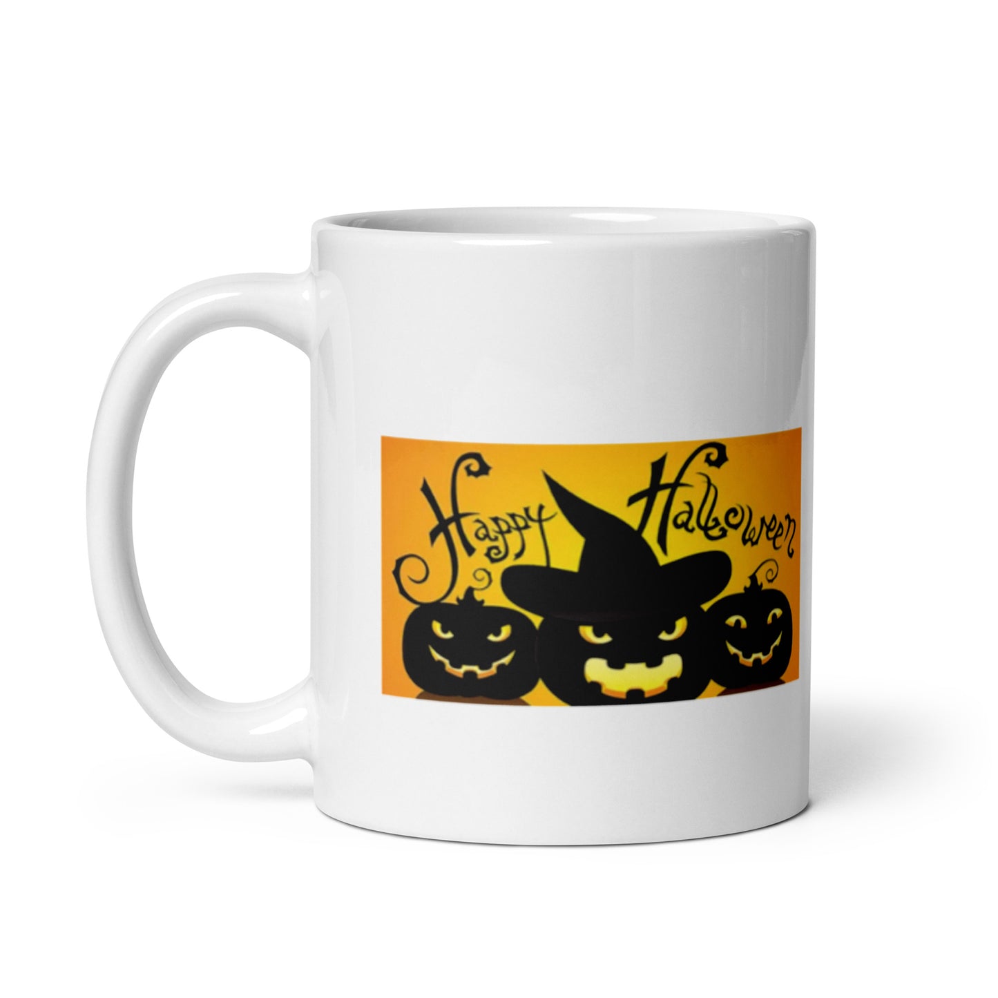 Happy Halloween White Glossy Mug
