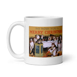The Kittens Wish You A Very Merry Christmas White Glossy Mug