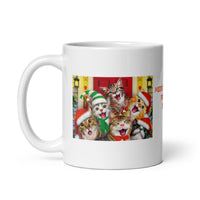 Merry Christmas from The Kittens White Glossy Mug