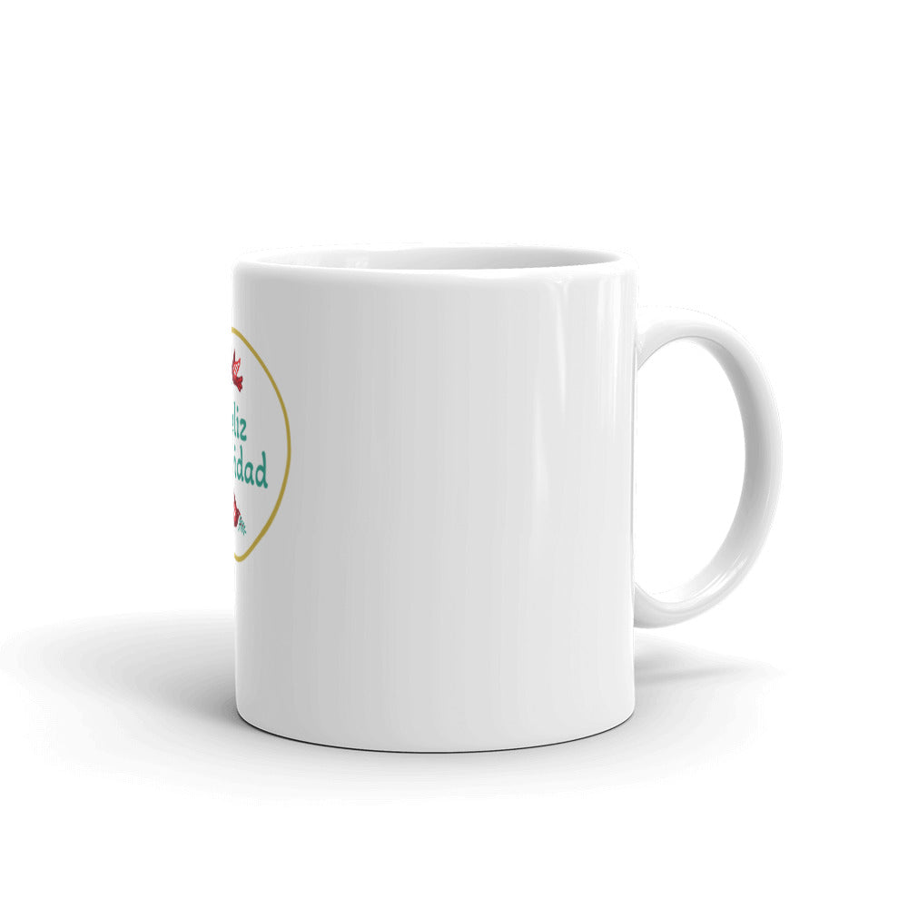 Feliz Navidad White Glossy Mug