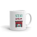 Stay Warm White Glossy Mug