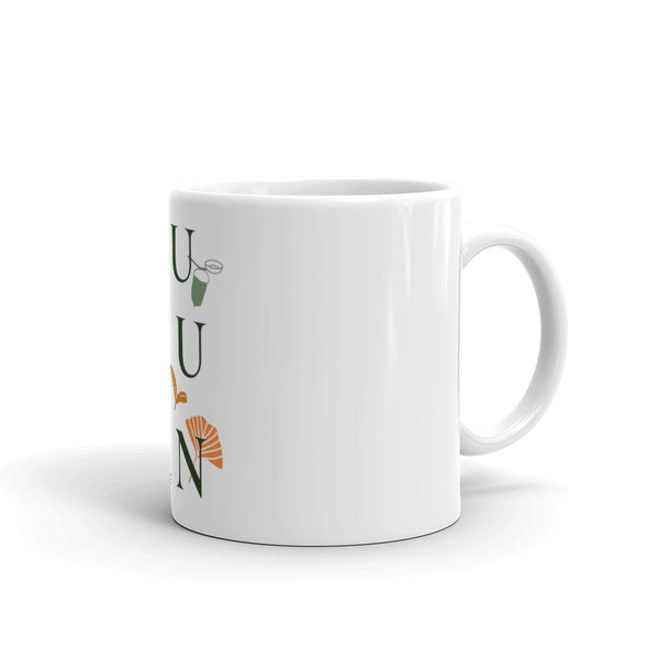 Autumn Designer White Glossy Mug