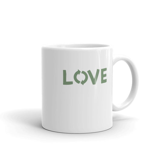 Love White Glossy Mug