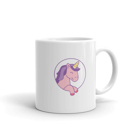 Designer Unicorn White Glossy Mug