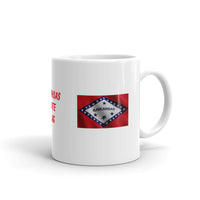 Arkansas State Flag White Glossy Coffee Mug