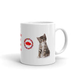 Kittens are Pure Love Design White Glossy Mug