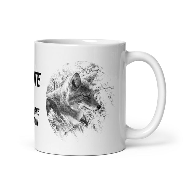 Sarah-Jane Collection Coyote White Glossy Mug