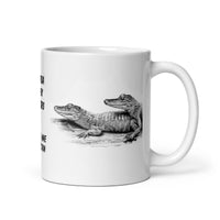 Sarah-Jane Collection Florida Baby Gators White Glossy Mug