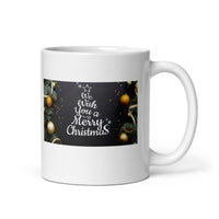 We Wish You a Merry Christmas White Glossy Mug
