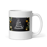 We Wish You a Merry Christmas White Glossy Mug