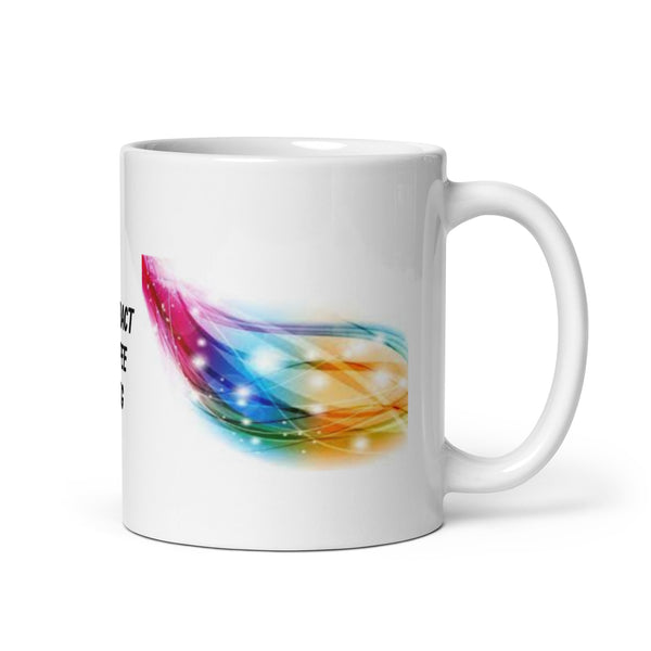 Abstract Art White Glossy Mug