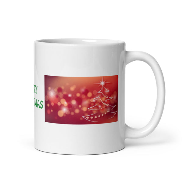 Merry Christmas White Glossy Mug
