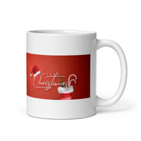 Holiday Merry Christmas White Glossy Mug