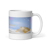 Merry Christmas and Happy New Year White Glossy Mug