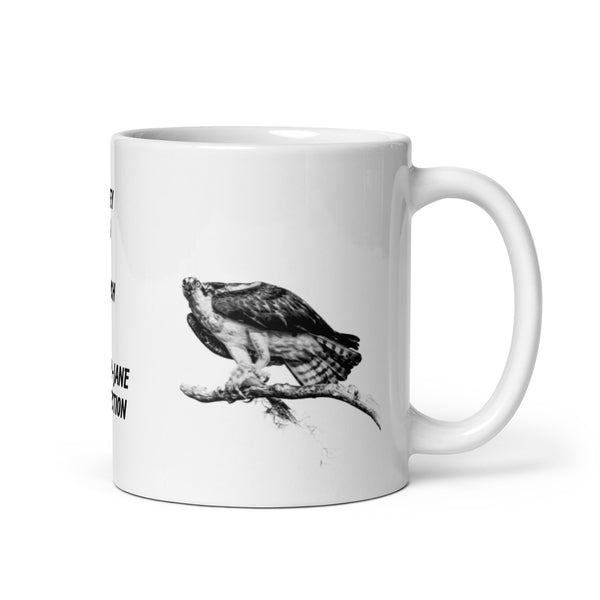 Sarah-Jane Collection Osprey White Glossy Mug