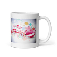 Happy Valentine Day White Glossy Mug