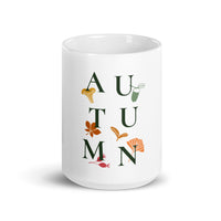 Autumn Designer White Glossy Mug